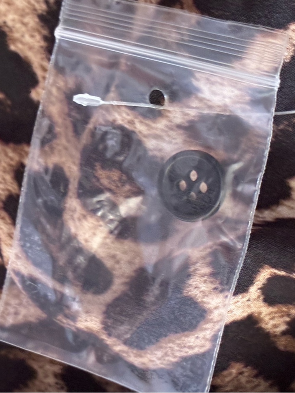 Michael Kors Leopard Animal Print Zipper blouse top jacket Plus Size 3X New - Picture 14 of 16